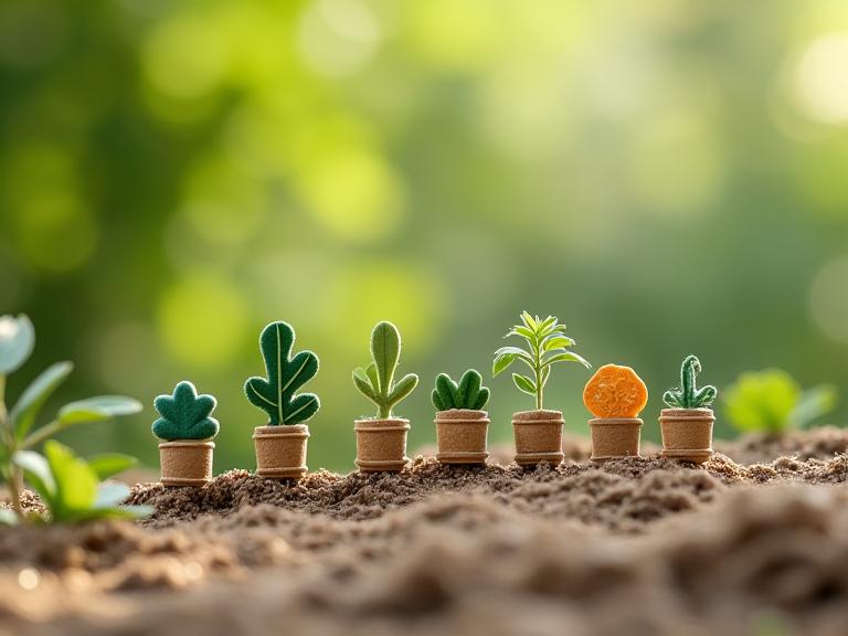 Miniaturas ecológicas y sostenibles